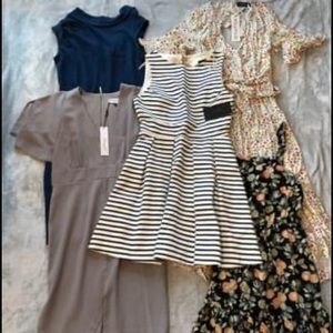 5 x BNWT dresses - size medium / US 4-6